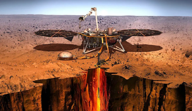 Robot de la NASA descubre el enorme terremoto marciano que rompió todos los récords anteriores