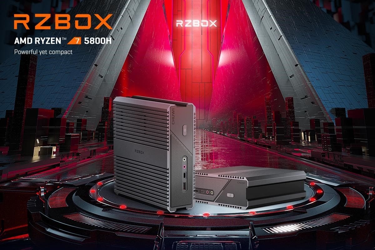 Chuwi RZBOX Mini-PC: AMD Ryzen 7 5800H (8C/16T) APU, starts from 