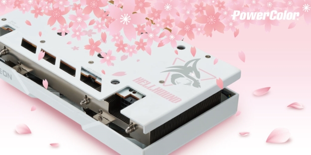 PowerColor Radeon RX 6650 XT Hellhound teased in white/pink theme