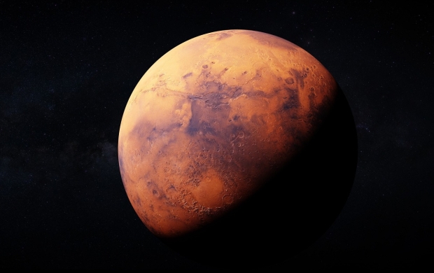 Open enlarged image NASA photographs a fresh crater on Mars that's only a couple years old