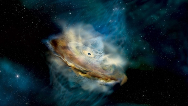 Open enlarged image The first-ever reversal of a supermassive black hole was just observed