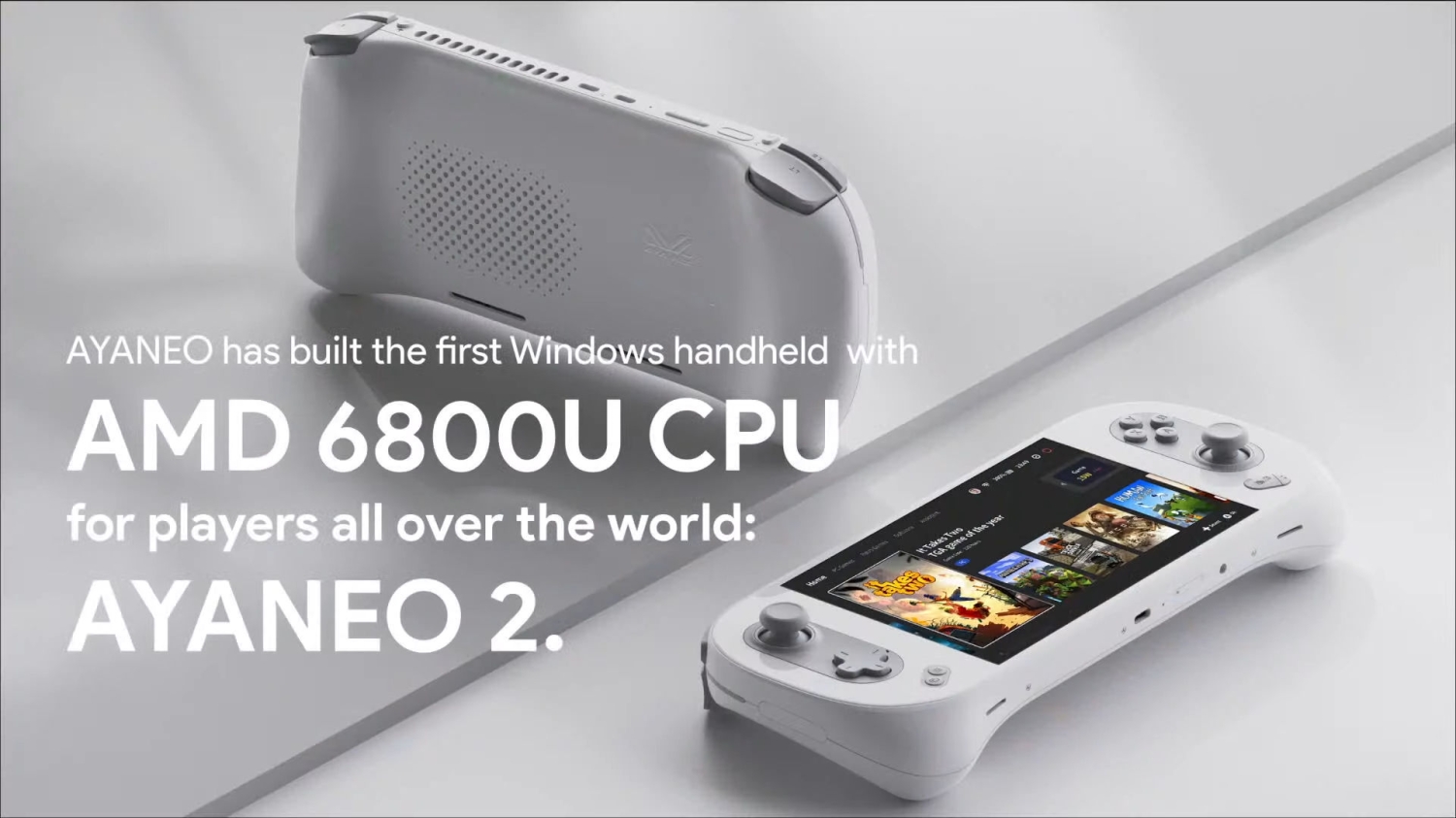 AYANEO2 handheld: Ryzen 7 6800U APU + GPU is 2x faster than