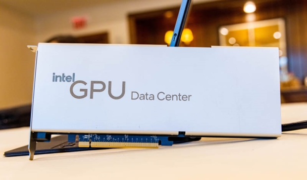 Open enlarged image Intel Arctic Sound-M data center GPU spotted up close and personal