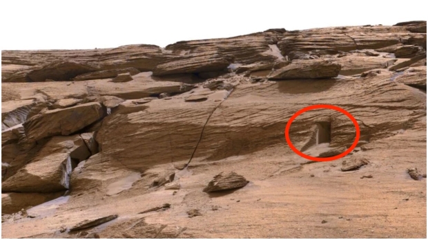 Open enlarged image NASA explains the mysterious 'portal' it's Mars rover photographed