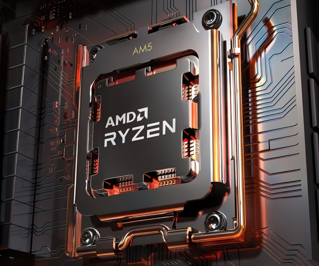 Open enlarged image AMD demos Ryzen 7000 series Zen 4 CPU at 5.5GHz while gaming
