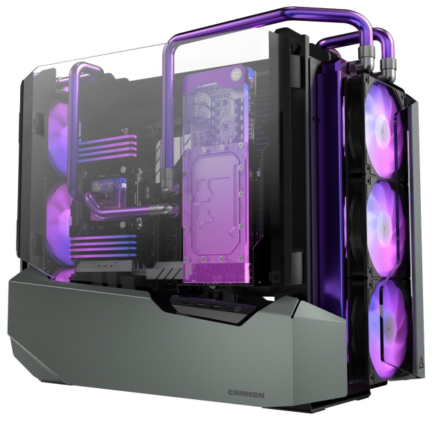 Antec Cannon gaming case: vertical GPU mount on front, or left side