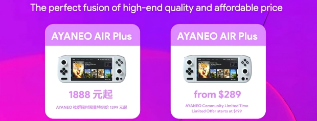 AYANEO AIR Plus handheld: AMD Mendocino APU with Zen 2 + RDNA 2 02