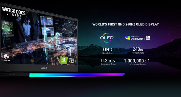 MSI의 새로운 게임용 노트북: 세계 최초의 삼성 QHD 240Hz OLED 디스플레이