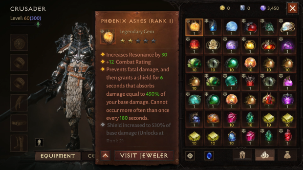 Open enlarged image Diablo Immortal legendary gem drop rates: 1 in 2000 for 5-star gems