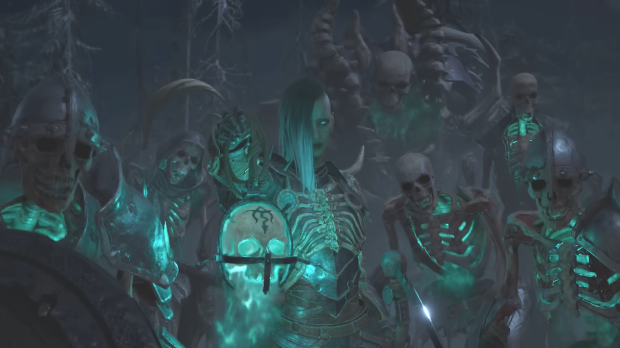 Diablo IV Necromancer skills revealed: Bone, darkness, blood, summons