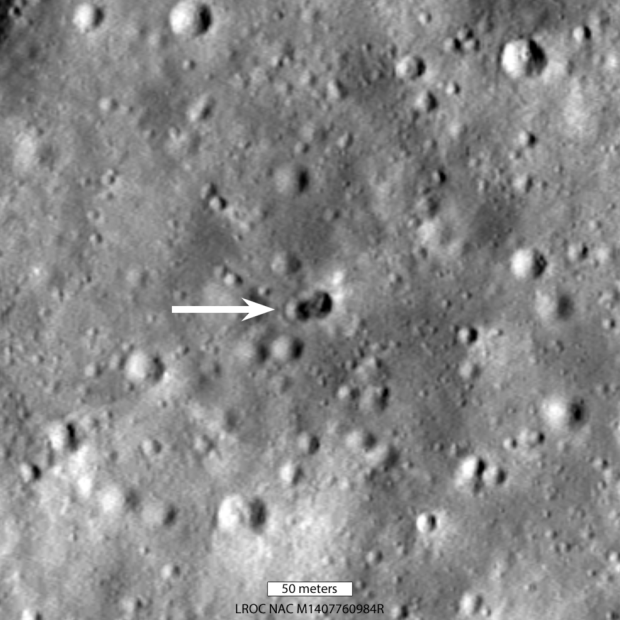 Site where rocket crash landed on the Moon spotted by NASA satellite