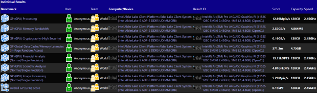 Intel Arc Pro A50 workstation GPU: ACM-G11 with 6GB of GDDR6 memory 08