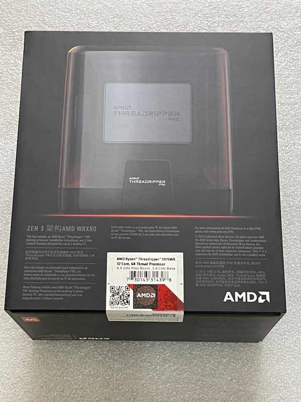 AMD Ryzen Threadripper PRO 5995WX on sale in China, costs over $7000