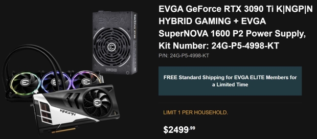 EVGA GeForce RTX 3090 Ti KINGPIN costs 00, you get a free 1600W PSU 03 | TweakTown.com
