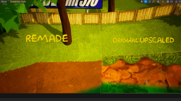 Simpsons Hit and Run remade in Unreal Engine 5 with RTX effects 2