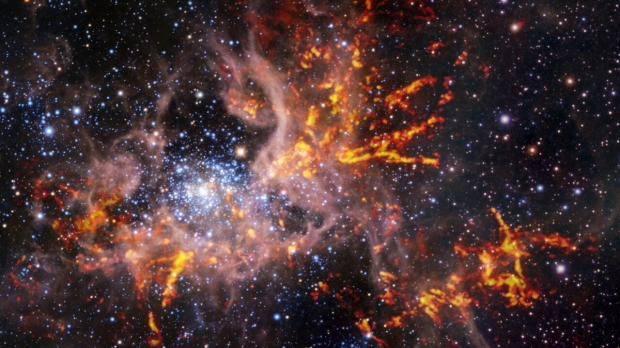 Stunning new photos of 'violent' Tarantula Nebula unveiled