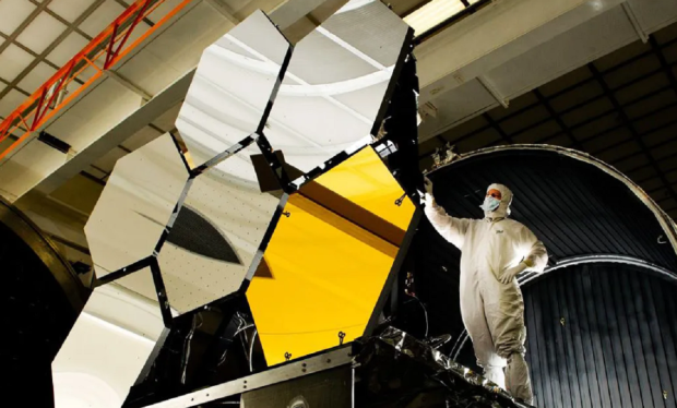 Open enlarged image NASA's Webb peers into the chaos of a deep space 'cartwheel'