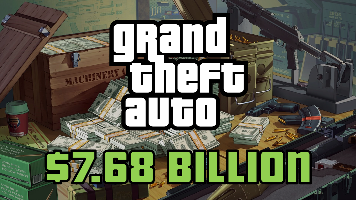 Grand Theft Auto earnings at 7.68 billion since GTA V launch