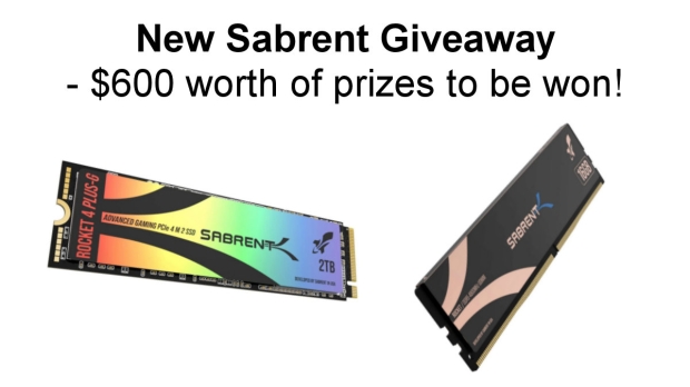 GIVEAWAY: Sabrent Rocket DDR5 16GB DC kit & Rocket 4 Plus G 2TB SSD 888 | TweakTown.com