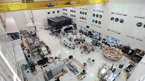 Open enlarged image NASA releases footage of spacecraft assembly for upcoming mission