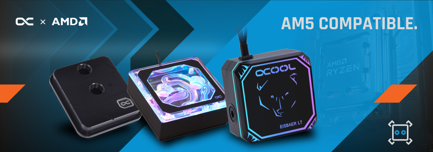 Alphacool all of our CPU coolers are AM5 ready supports Zen 4 CPUs