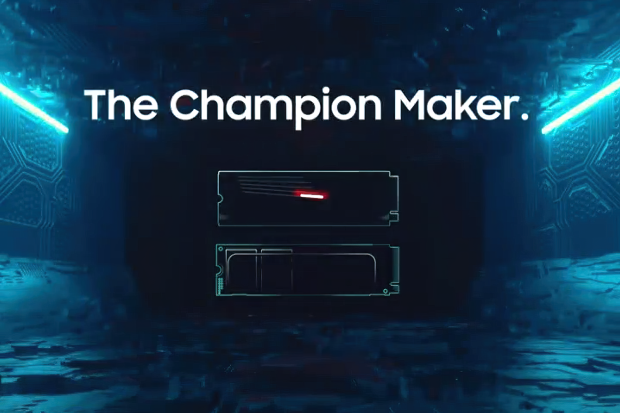 Open enlarged image Samsung teases 990 PRO PCIe 5.0 SSD, calls it 'The Champion Maker'