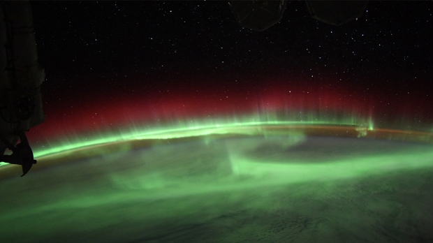Stunning photos of the Northern Lights caught from space station 01