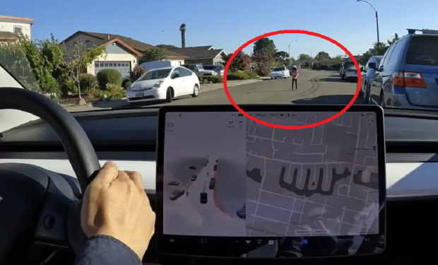 YouTube cracks down on viral video of Tesla fan testing car on his kid