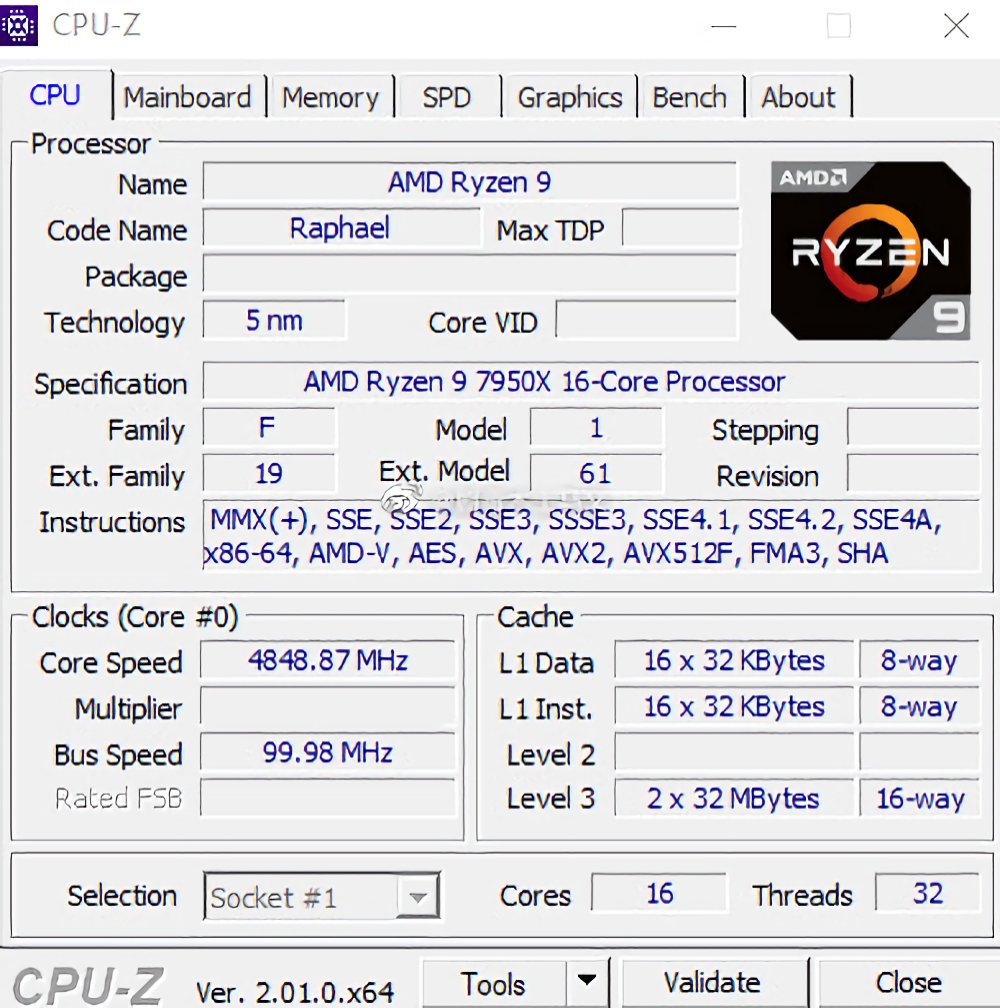 【動作確認済み】AMD Ryzen 9 7950X AM5 CPU Amazon.com: CPU R 9 7950X 4.5 GHz 16-Core 32-Thread CPU Zen 4