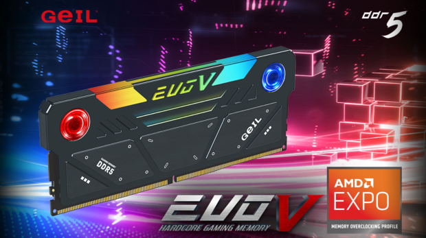 GeIL unveils EVO V + Polaris AMD EXPO Edition DDR5 RAM + RGB lighting