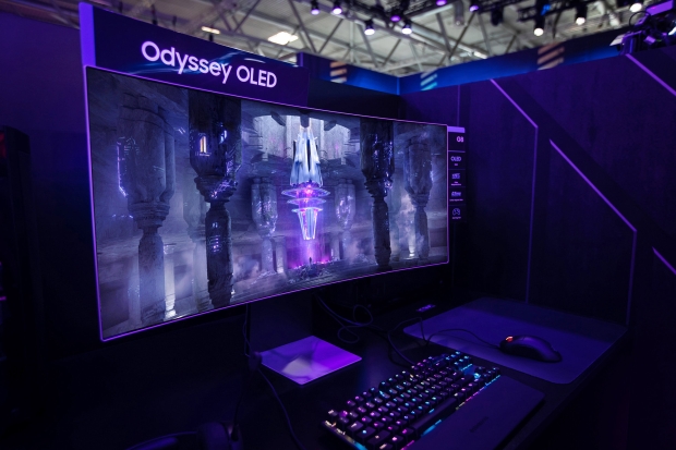 Open enlarged image Samsung Odyssey OLED G8: ultra-slim ultra-wide OLED gaming monitor
