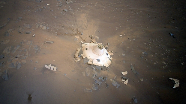 Open enlarged image NASA releases new report on the trash it found across Mars