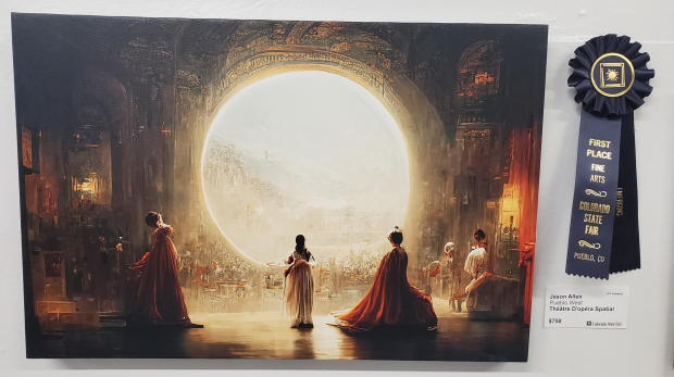 This AI-generated artwork just won first place in a state competition