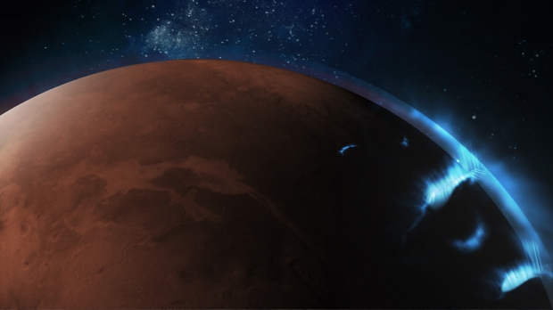 Open enlarged image NASA has discovered a fascinating new Martian aurora