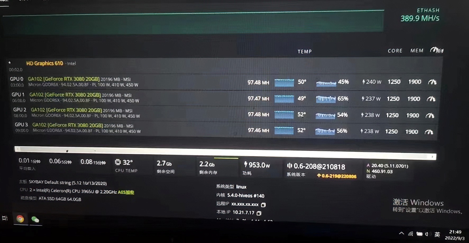 Msi new arrivals 3080 20gb