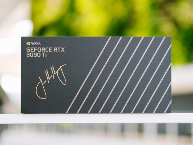 NVIDIA is giving away GeForce RTX 3090 Ti cards signed by Jensen Huang