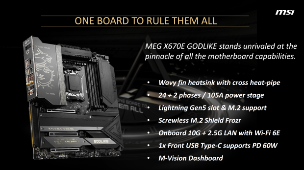 MSI's new MEG X670E GODLIKE motherboard costs $1300: confirmed 10