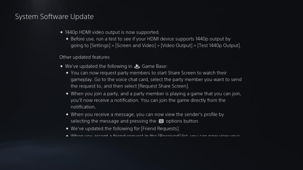 Open Gallery PlayStation 5's new 1440p resolution option does not support VRR 4