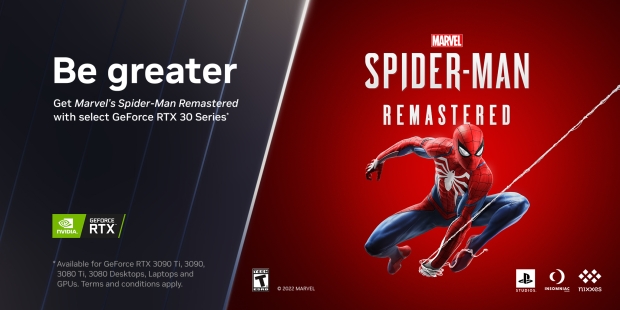 NVIDIA giving away Spider-Man Remastered with RTX 3090, RTX 3080 GPUs