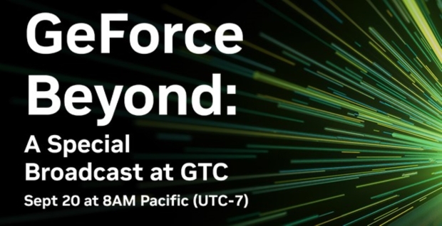 NVIDIA announces GeForce Beyond event for September 20, hey there Ada