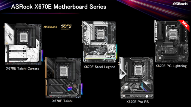 ASRock's new X670E motherboards start at $280, scale up towards $600 07 | TweakTown.com
