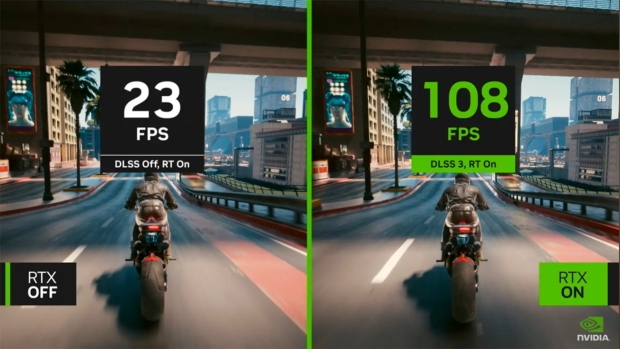 Radek on X: Cyberpunk 2077 DLSS 3 performance comparison. 😍 Captured with  GeForce RTX 4090 at 3840 x 2160, New Ray Tracing: Overdrive Mode, DLSS 3,  pre-release build.   / X