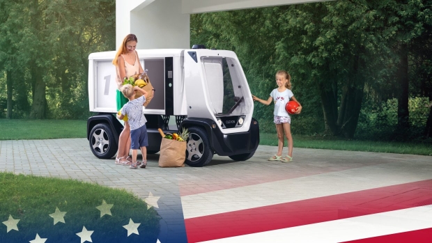 CLEVON 1 autonomous delivery vehicle headed to North America 01