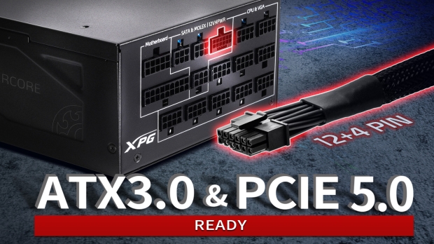 ADATA XPG CYBERCORE II ATX 3.0 PSU: up to 1300W, ready for RTX 40 GPUs