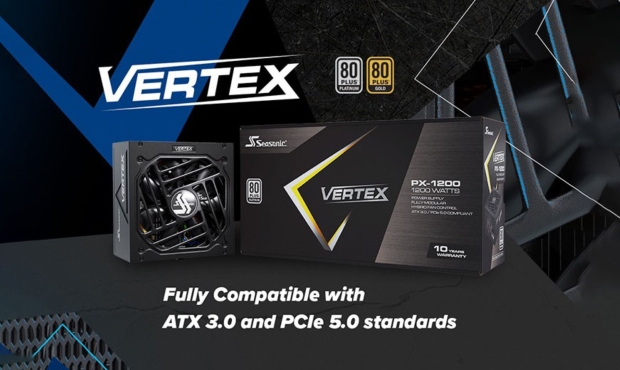 Seasonic's new VERTEX PSU: up to 1200W, ATX 3.0 + PCI 5.0 supported
