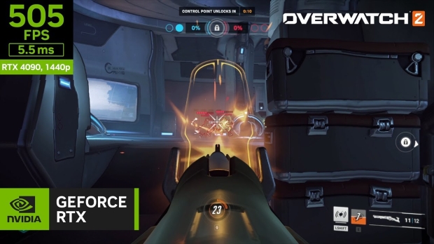 Overwatch 2 teased at 1440p 500FPS+ powered by GeForce RTX 4090