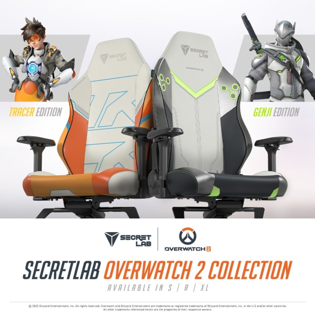 Secretlab Overwatch 2 Collection revealed: Tracer, Genji gaming chairs 04
