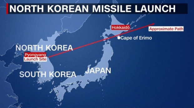 North Korea fires missile over Japan, Japan doesn't shoot it down 06