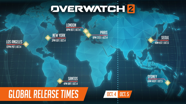 Here's when Overwatch 2 unlocks in your region, not long to go now