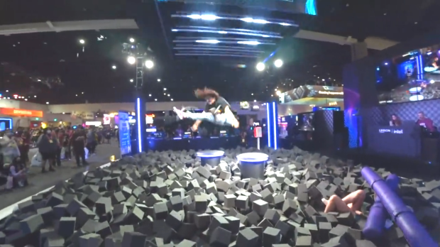 Twitch streamer breaks back after jumping into foam pit at TwitchCon